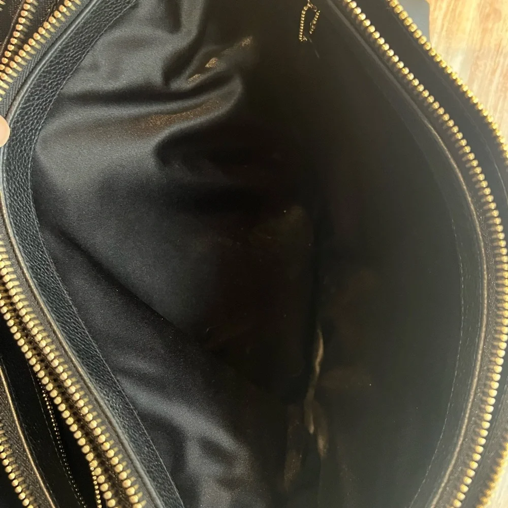 Large Pebbled Leather Coach Borough Bag (Rare) - Picture 7 of 16